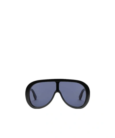 Gucci Oversize Mask Sunglasses In Purple