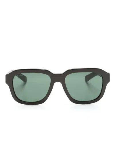 Gucci Oversize Square-frame Sunglasses In Brown