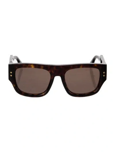 Pre-owned Gucci Oversize Tinted Sunglasses In Multi