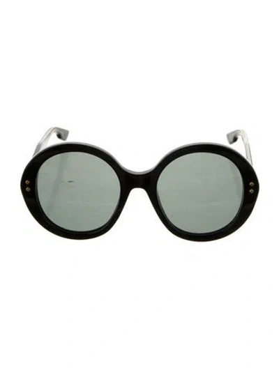 Pre-owned Gucci Oversize Tinted Sunglasses W/ Tags In Black