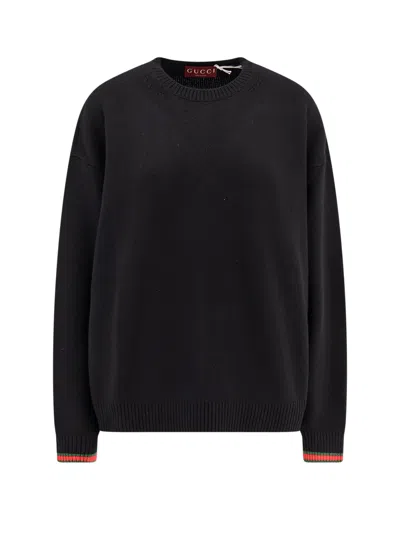 Gucci Oversize Wool And Cashmere Sweater In Multi