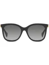 Gucci Oversized-frame Gg Sunglasses In Schwarz