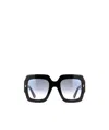 Gucci Bold Square Frame Acetate Sunglasses In Black
