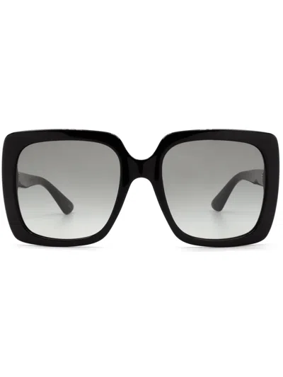 Gucci Oversized Square Sunglasses In Black