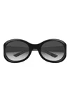 Gucci Gg2013s Round Recycled Acetate Sunglasses In Black
