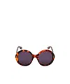 Gucci Oversized-frame Tortoiseshell Sunglasses In Black