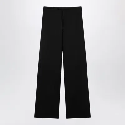 Gucci Oversized Lightweight Wool Trousers In Blue