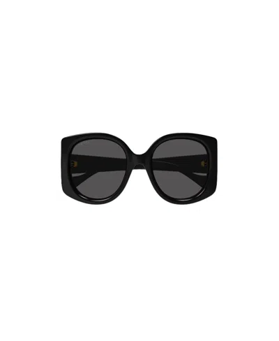 GUCCI GUCCI EYEWEAR GEOMETRIC FRAME SUNGLASSES