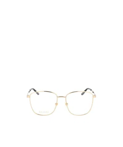 Gucci Oversized Metal Glasses In Nude