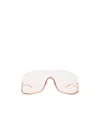 Gucci Oversized Retro-frame Sunglasses In White