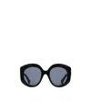 Gucci Oversized Round-frame Sunglasses In Gray