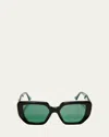 Gucci Oversized Square Acetate Sunglasses In Brown
