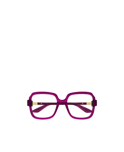 Gucci Oversized Square-frame Glasses In Purple