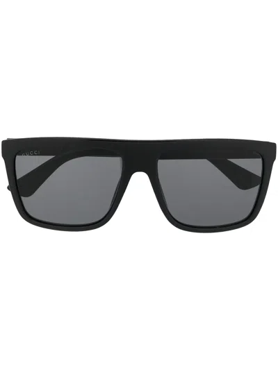 Gucci Oversized Square-frame Sunglasses In Black