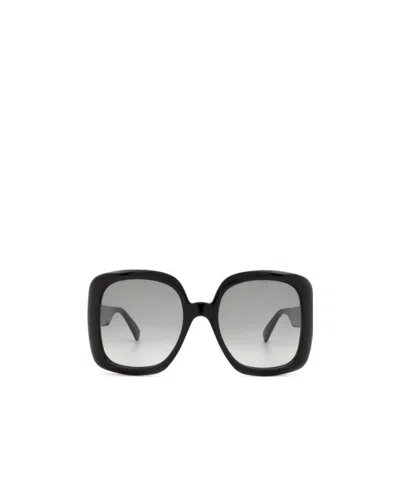 GUCCI GUCCI EYEWEAR SQUARE FRAME OVERSIZED SUNGLASSES