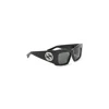 Gucci Oversized Square Frame Sunglasses With Iconic Logo In Black