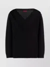 Gucci Oversized Sweater Featuring Lace Detail In Black