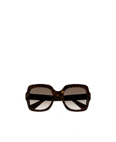 Gucci Oversized Tortoiseshell-effect Sunglasses In Black