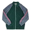 Gucci Oversized Velvet Mixed Media Jacket 'green'