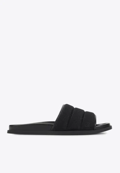 GUCCI PADDED GG CANVAS SLIDES
