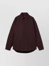 Gucci Padded Jacket Featuring Gingham Pattern In Brown