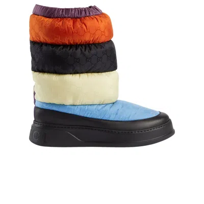 Pre-owned Gucci Padded Snow Boot 'black Multi-color'