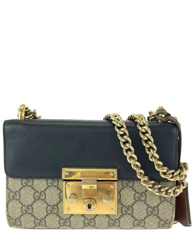 Pre-owned Gucci Padlock Gg Supreme Bag (authentic Pre-loved)