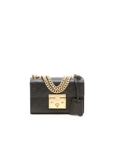 Gucci Padlock Ssima Small Bag In Black