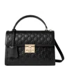 Gucci Padlock Medium Top Handle Bag In Black