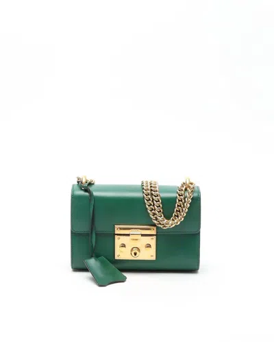 Gucci Padlock Small Bag In Green