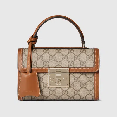 Gucci Padlock Small Top Handle Bag In Sand