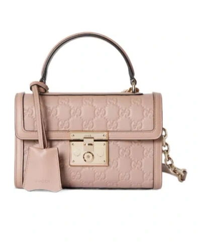 Gucci Padlock Small Tote In Pink