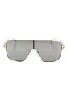 Gucci Women Rectangular Shape Sunglasses In Gray