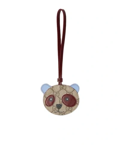Gucci Panda Keychain In Animal Print