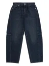 Gucci Panelled Jeans In Blue
