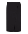 Gucci Wool Midi Skirt In Black
