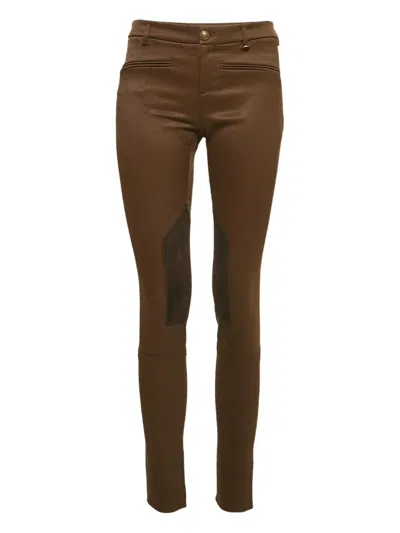 Pre-owned Gucci Panelled Riding Trousers