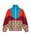 Gucci Lightweight Neoprene Zip Jacket In Red