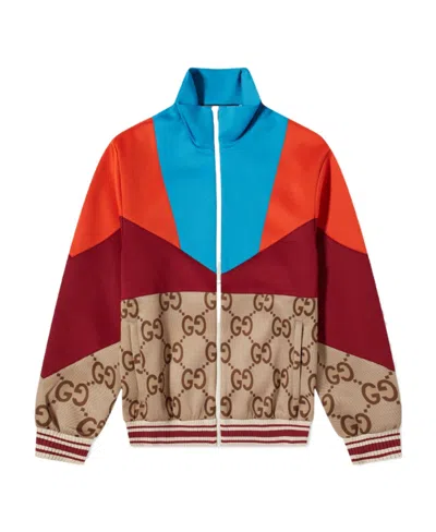 GUCCI COLOUR-BLOCK TRACK JACKET
