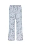 Gucci Polyester Pant With All-over Print And Elastic Waistband