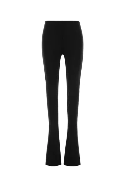 Gucci Crepe Flared Trouser In Black