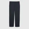 Gucci Men Cotton Twill Trousers With Web Detail In Blue