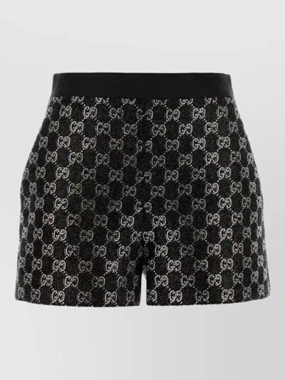 Gucci Pant Light Lame Tweed In Black