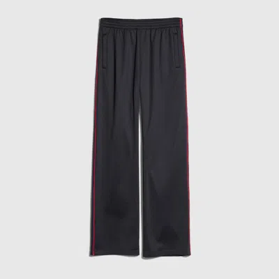 Gucci Pantalon De Sport En Jersey Technique In Black