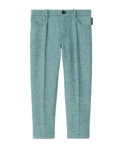 Gucci Babies' Pantalon Pour Enfant En Laine Moulinée In Blue