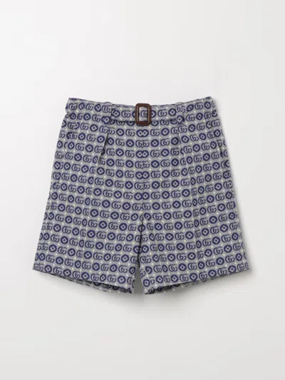 Gucci Kids' Pantaloncino  Bambino Colore Royal