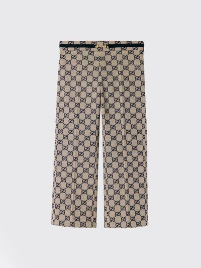 Gucci Kids' Pantalone  Bambino Colore Marrone In Gray