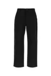 Gucci Black Cotton Trousers In Black