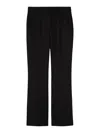 Gucci High Waist Straight Leg Trousers With Pockets In Black
