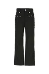 Gucci Stud-embellished Straight-leg Pants In Black